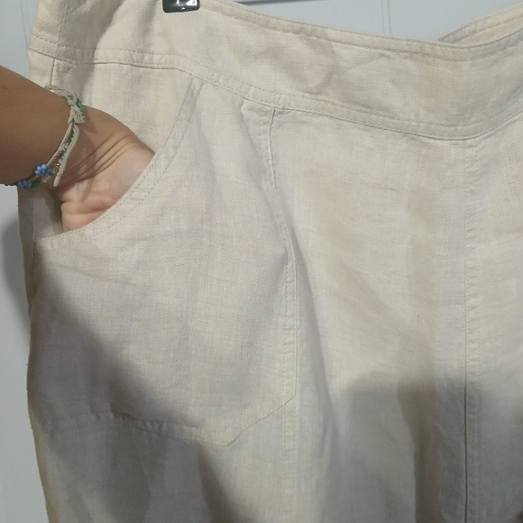 100% Linen Skirt Womens size 18W - Picture 4 of 4